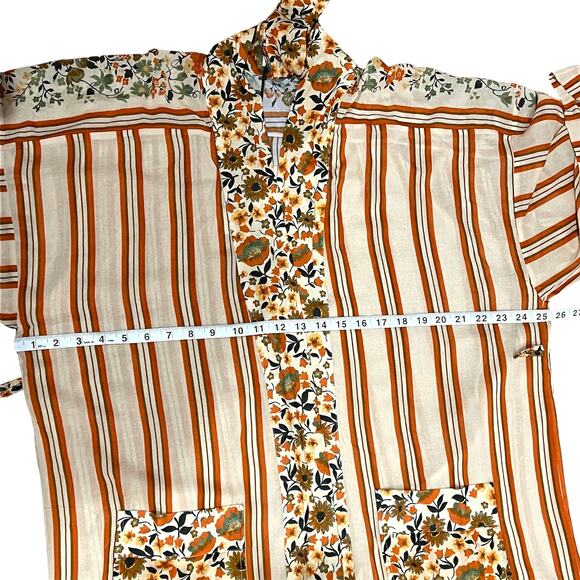 NEW NWT Spell Impala Lily Maxi Robe Gold - Picture 9 of 10